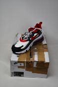 A pair of as new Nike Air Max 270 React (UK 11 - Damage box).