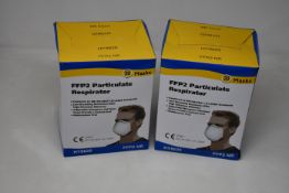 Twenty boxes of twenty FFP2 Particulate Respirator Masks (HY8620).