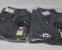 Eight as new Superdry Superstate polo shirts (4 x M, 2 x L, 2 x XL).