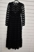 An as new Red Valentino black dress (IT 38 - RRP £794).