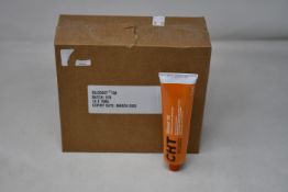 Ten boxed as new CHT Silcoset 158 (Thixotropic, black acetoxy silicone sealant).