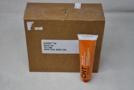 Ten boxed as new CHT Silcoset 158 (Thixotropic, black acetoxy silicone sealant).