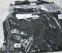 Three as new Calvin Klein superior wool crew neck sweaters in dark olive (All M - RRP £53 each).