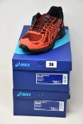Two pairs of as new Asics Gel-Venture 6 trainers (UK 9, 11).