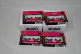 Thirty boxes of six Amani false extra long reusable silk fibre eye lashes.