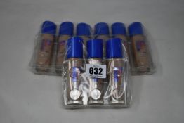 Thirty eight Rimmel Match Perfection 200 Soft Beige (38 x 30ml) foundations.