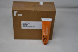 Ten boxed as new CHT Silcoset 158 (Thixotropic, black acetoxy silicone sealant).
