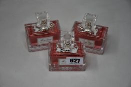 Three Miss Dior Absolutely Blooming demonstration eau de parfum (3 x 100ml all unboxed) (Very