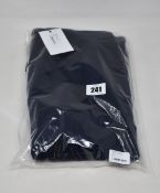 A pair of as new Chinti & Parker cashmere sweatpants in navy with pink/white ankle cuffs (L).