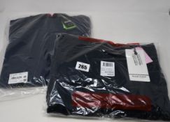 An as new Hugo Boss zip-neck sweater (M - RRP £80) and a Naf Naf sweater (S - RRP €50).