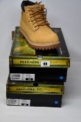 Two pairs of as new Skechers Sergeant's Verdict boots (UK 8 - RRP £60 each).