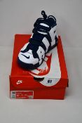 A pair of as new Nike Air More Uptempo trainers (UK 4).
