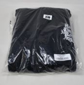 An as new Freshjive Hard Times hoodie in black (L - RRP $188).