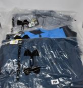 Three men's as new Under Armour jackets/tops; Coldgear Reactor golf hybrid gilet 2020 (L), Storm
