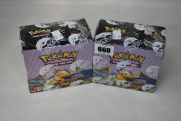 Five as new Pokemon Sword & Shield Vivid Voltage booster boxes.