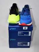 Two pairs of as new Asics Gel-Pulse 10 trainers (UK 10.5).