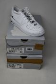 Two pairs of youth's as new Nike Air Force 1 LV8 3 trainers (UK 5).