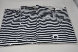 Three as new Marc O'Polo striped T-shirts (1 x M, 2 x L - RRP €50 each).