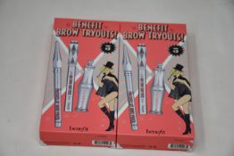 Eleven boxed as new Benefit Brow Tryouts! 5 (Brow pencil and setting gel set).