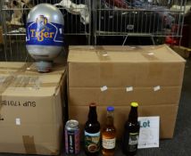 A large quantity of assorted beers, ciders and related items to include Pictish Brewers Gold