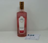 Five bottles of The Lakes rhubarb and rosehip gin liqueur (70cl, over 18s only).