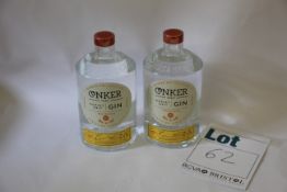 Six bottles of Conker Spirit Dorset dry gin (70cl) (Over 18s only).