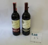Eight bottles of R. López de Heredia Viña Tondonia Viña Cubillo 2011 and five bottles of Lopez de