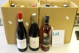 A quantity of assorted wine and related items to include Chateau Haut-Marbuzet 2014, Giacomo