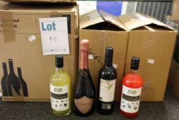 A quantity of assorted non alcoholic wine and related items to include Eiseberg alcohol free