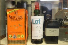 Seven bottles of assorted whiskies to include Nikka From The Barrel (500ml), Amrut Single Malt (