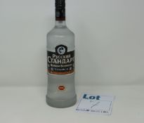 Eight bottles of Russian Standard Vodka (1ltr).