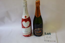 Six bottles of Cavas Hill cava brut (750ml) and six bottles of Anna Codorniu cava brut (75cl) (