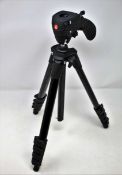 SPARES OR REPAIR: A pre-owned Manfrotto Compact Action Aluminium Tripod with Hybrid Head (Model: