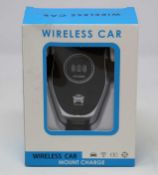 Five boxed as new Wireless Charging Car Phone Mounts.