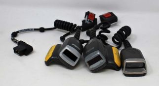 SOLD FOR PARTS: Two pre-owned Zebra RS419 Ring Barcode Scanners (M/N: RS419-HP2000FSR) (1 x no laser