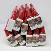 Ten packs of ten 10ml/18mg vape liquid in gold & silver flavour (Over 18s only).