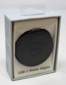 A boxed as new Dell USB-C Mobile Adapter (Model: DA300 P/N: 0PCKRX) (Box sealed).