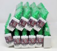 Ten packs of ten 10ml/6mg vape liquid in black ice flavour (Over 18s only).