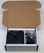 A boxed as new Grandstream HT801 Analog Telephone Adapter (P/N: 961-00036-11A) (Box opened).