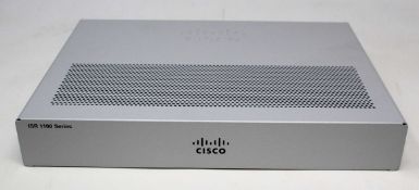 A boxed as new Cisco C1161X-8P Integrated Services Router and PSU (Serial: FGL2419L10W) (Box opened,