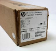 A boxed as new roll of HP Q1396A Universal Bond Paper 24