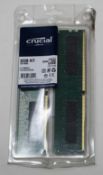 An as new Crucial CT2K16G4DFD8266 32 GB Kit (16 GBx2) (DDR4, 2666 MT/s, PC4-21300, Dual Rank x8,