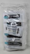 A large quantity of boxed as new Fitbit classic buckle silicone wrist straps in black (Approximately