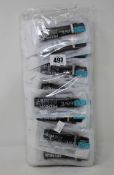 A large quantity of boxed as new Fitbit classic buckle silicone wrist straps in black (Approximately