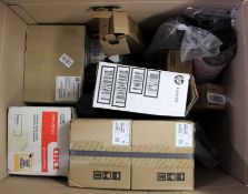 COLLECTION ONLY: A quantity of assorted as new printer ink/toner cartridges and printer parts