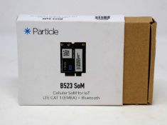 A boxed as new Particle B523 Cellular SoM for IoT LTE CAT 1 (EMEA) + Bluetooth (P/N: B523MEA) (Box