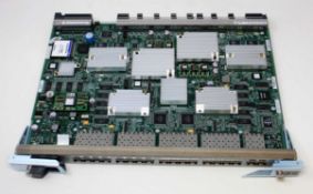 A pre-owned Brocade FR4 18i 18-Port 4Gb Fibre Channel Switch Blade (60-0000659-15) (Box and