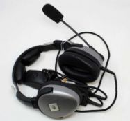 SOLD FOR SPARES OR REPAIR: A pre-owned Lightspeed Zulu PFX Aviation Headset with Bluetooth (