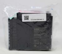 An as new Mitsubishi Q68DAIN D/A Converter PLC Module (No box, packaging sealed).