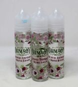 Twelve as new bottles of OHM Boy Volume II Rhubarb, Raspberry & Orange Blossom Botanicals E-Liquid